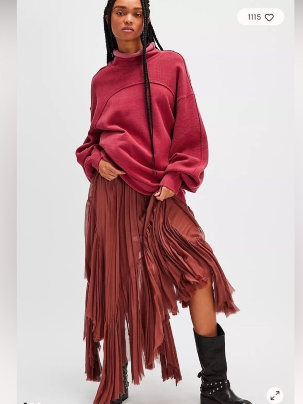 Free People Ella Sweatshirt - Oversized